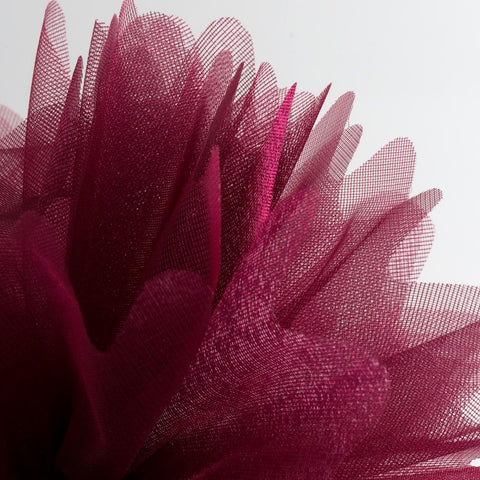 Burgundy Tulle Favour