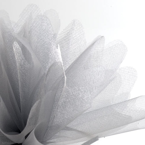 Silver Tulle Favour