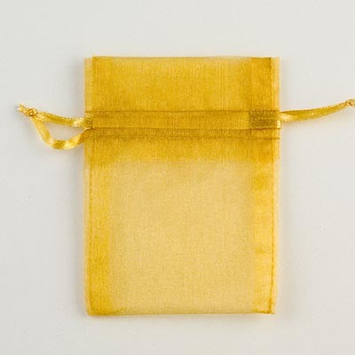 Gold Organza Pouch