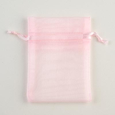 Pink Organza Pouch