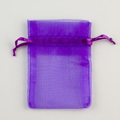 Purple Organza Pouch