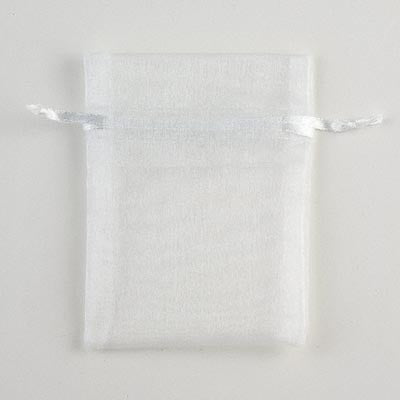 White Organza Pouch