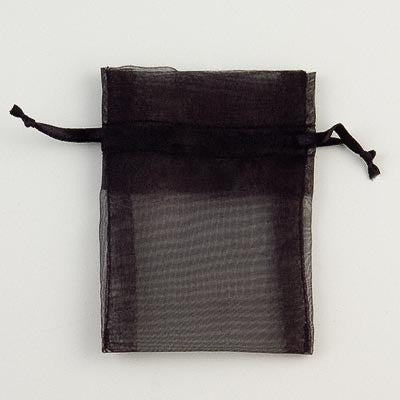Black Organza Pouch