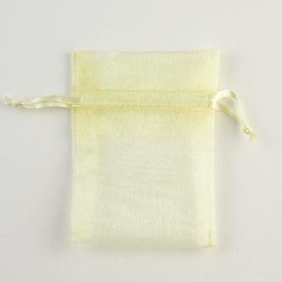 Lemon Organza Pouch