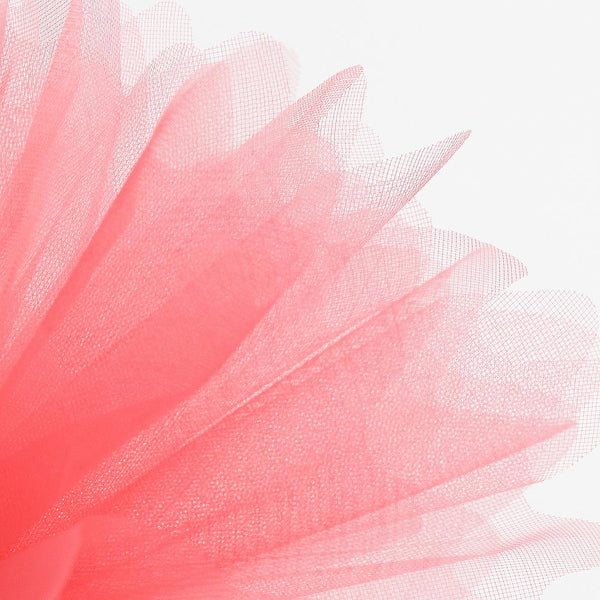 Coral Tulle Favour